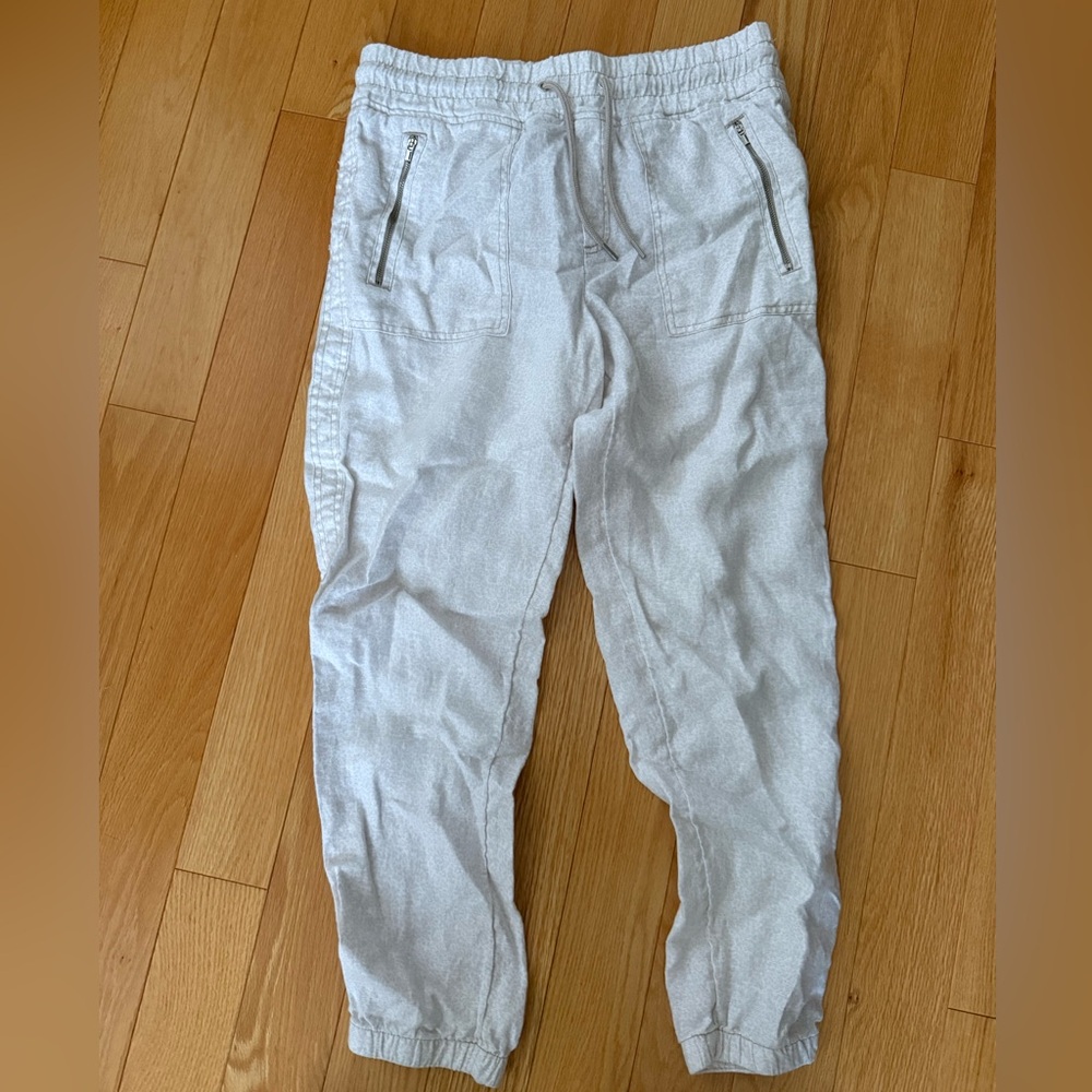 Athleta Ivory Cheetah Joggers
